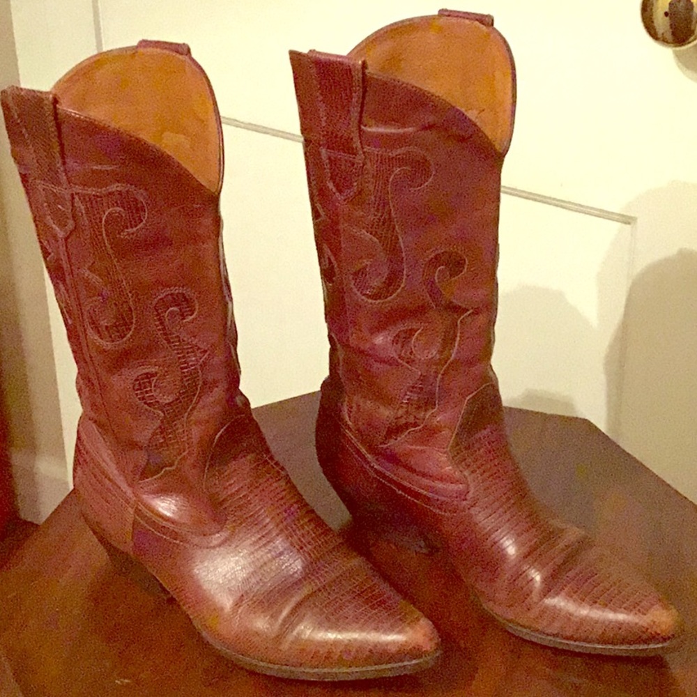Genuine Leather Cowboy Boots! NINE WEST Women’s 10